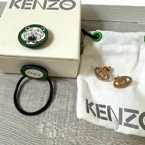 Kenzo Rosegold earrings